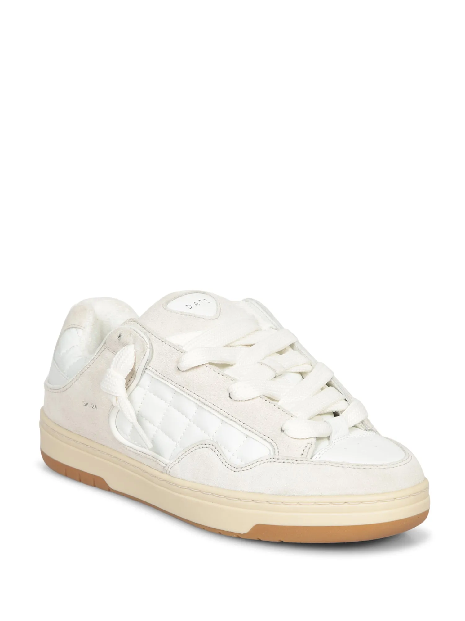 White Nylon Skate Sneakers