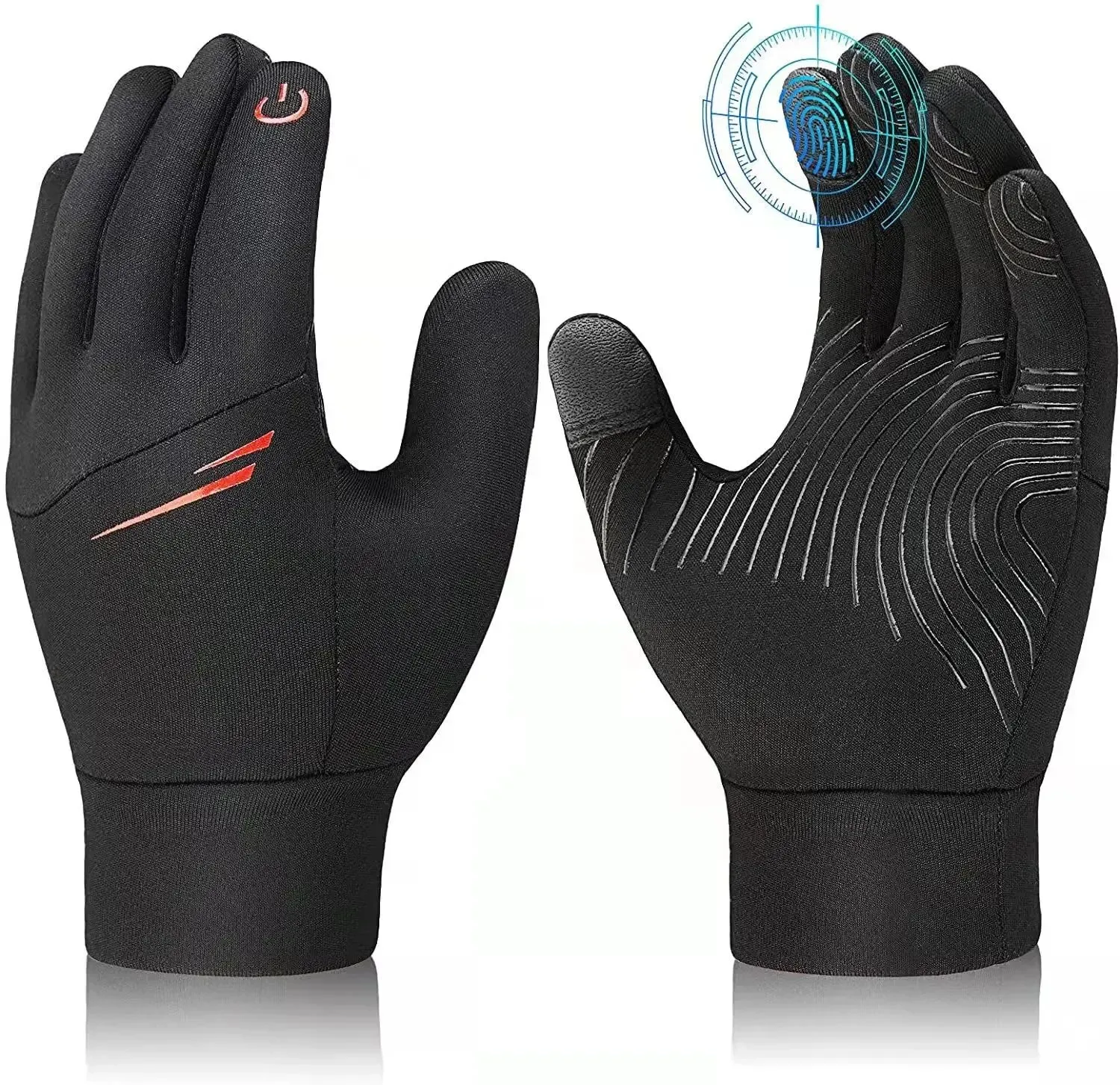 Winter Children Bicycle Riding Gloves Warm Non-slip Waterproof Touch Screen Outdoor Sport Bike Cycling Skiing Full-finger Gloves