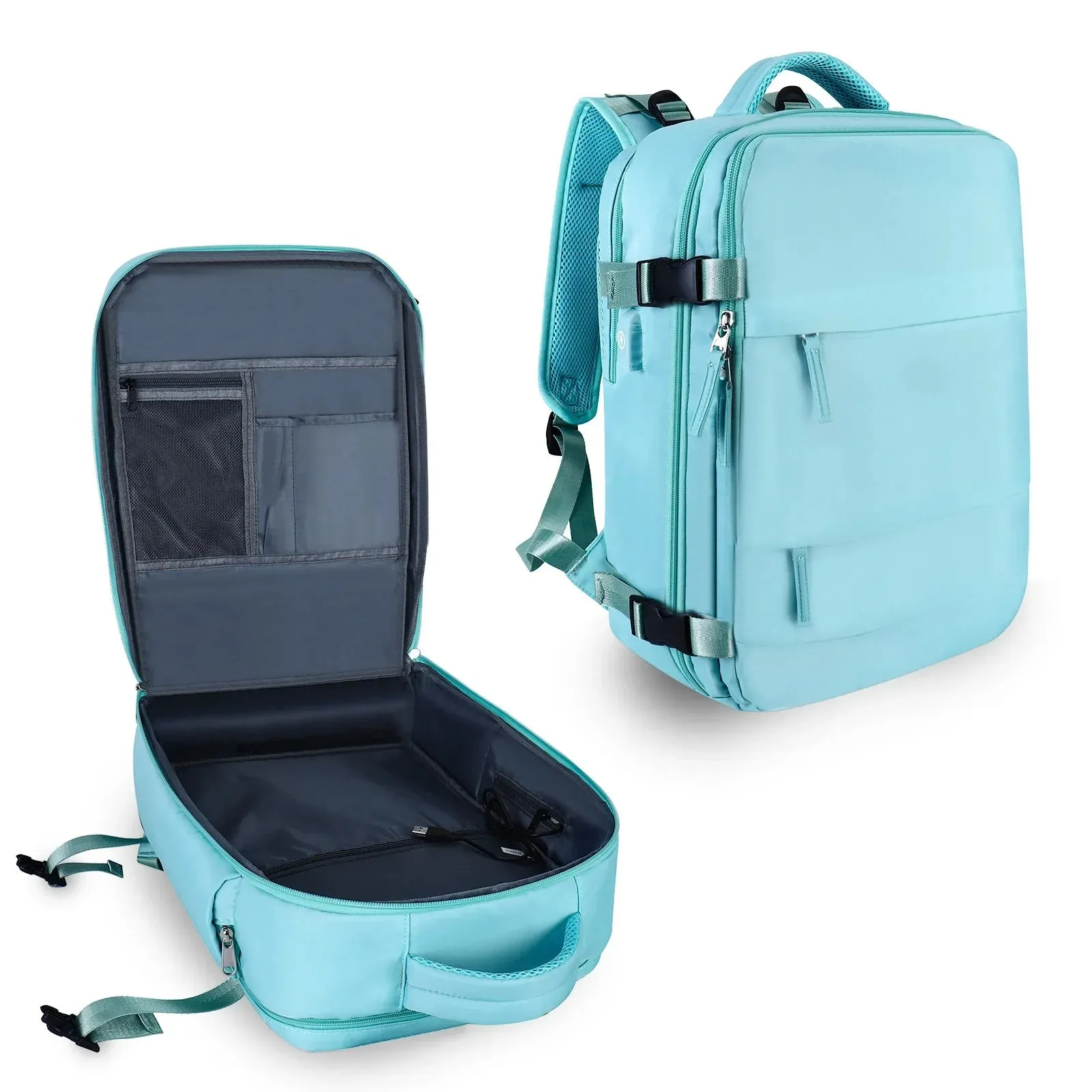 Women Travel Backpack Airplane Large Capacity Multi-Function Luggage Lightweight Waterproof Women's Casual Bag Notebook Bagpacks