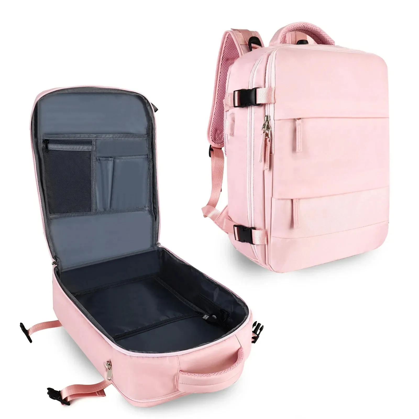 Women Travel Backpack Airplane Large Capacity Multi-Function Luggage Lightweight Waterproof Women's Casual Bag Notebook Bagpacks