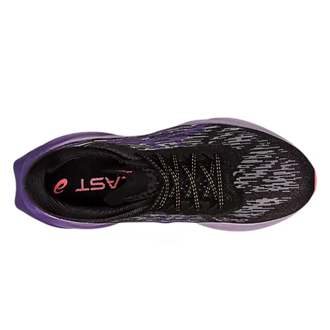 Womens ASICS Novablast 3 - Black / Dusty Purple