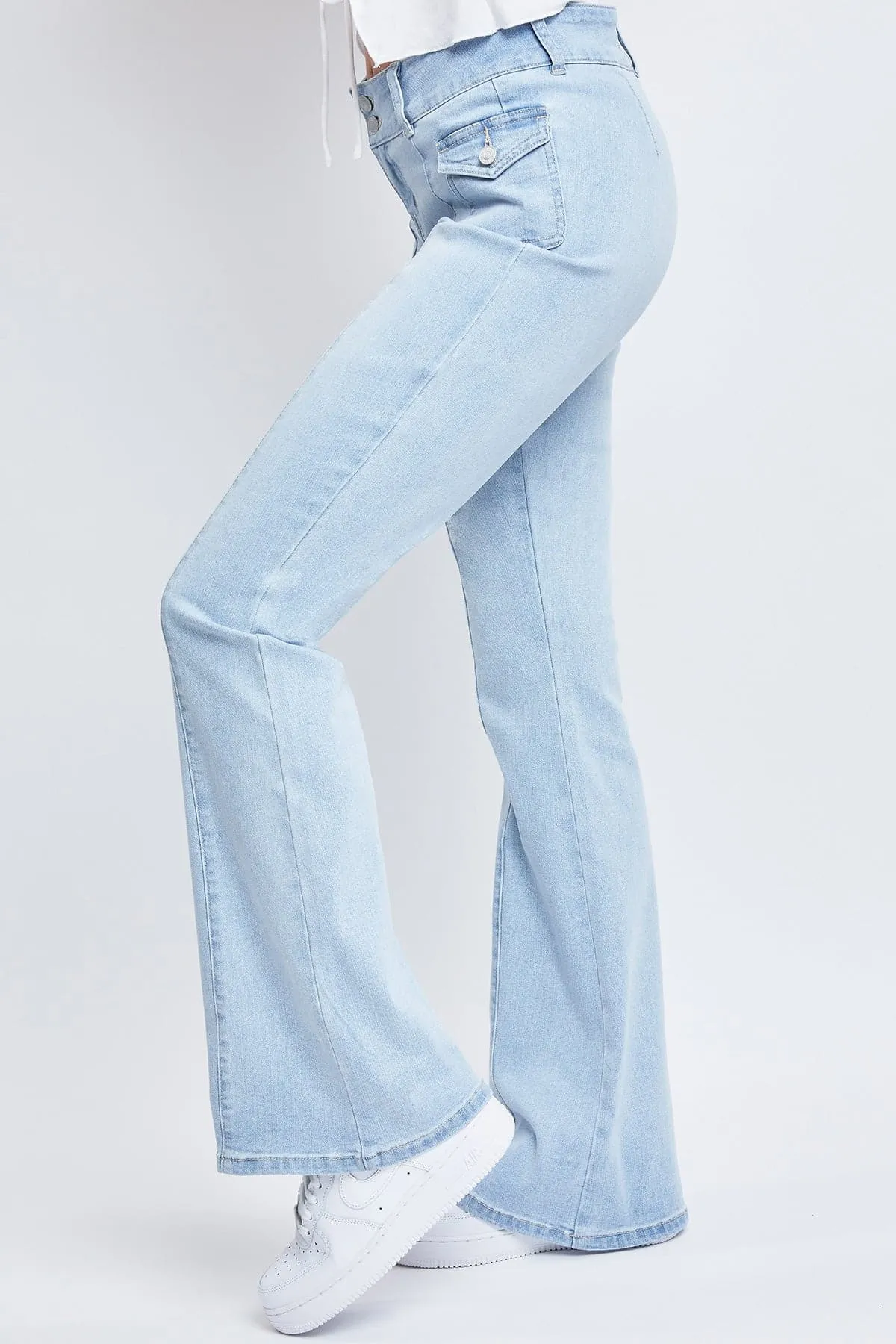 Women's Cargo Flare Jeans