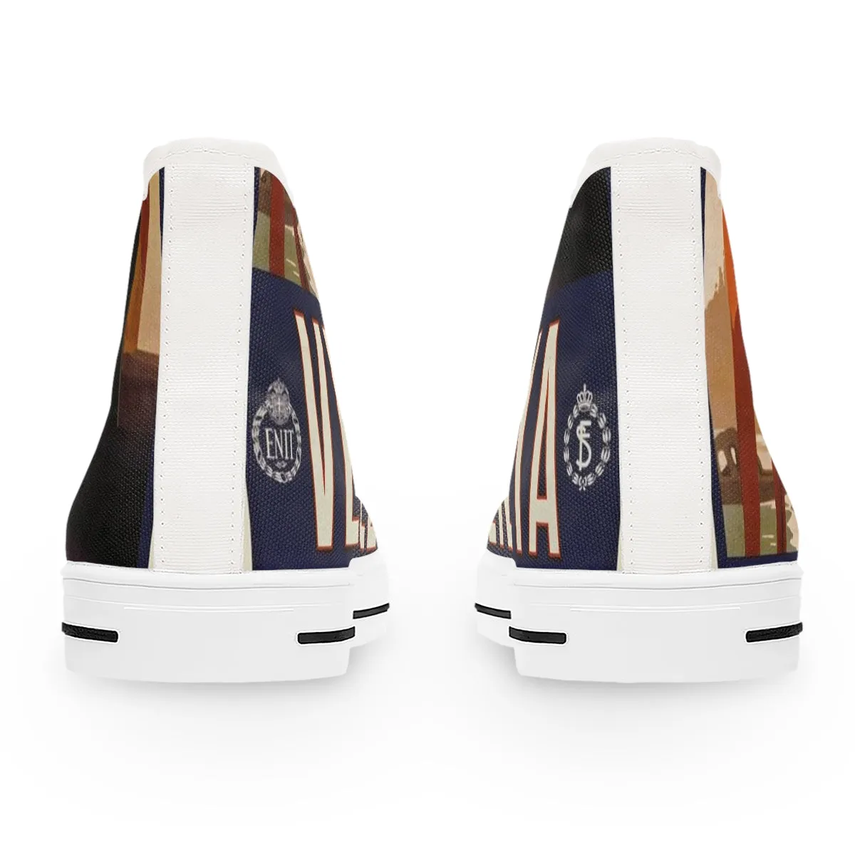 Women's High Top Sneakers with Venezia Vintage design