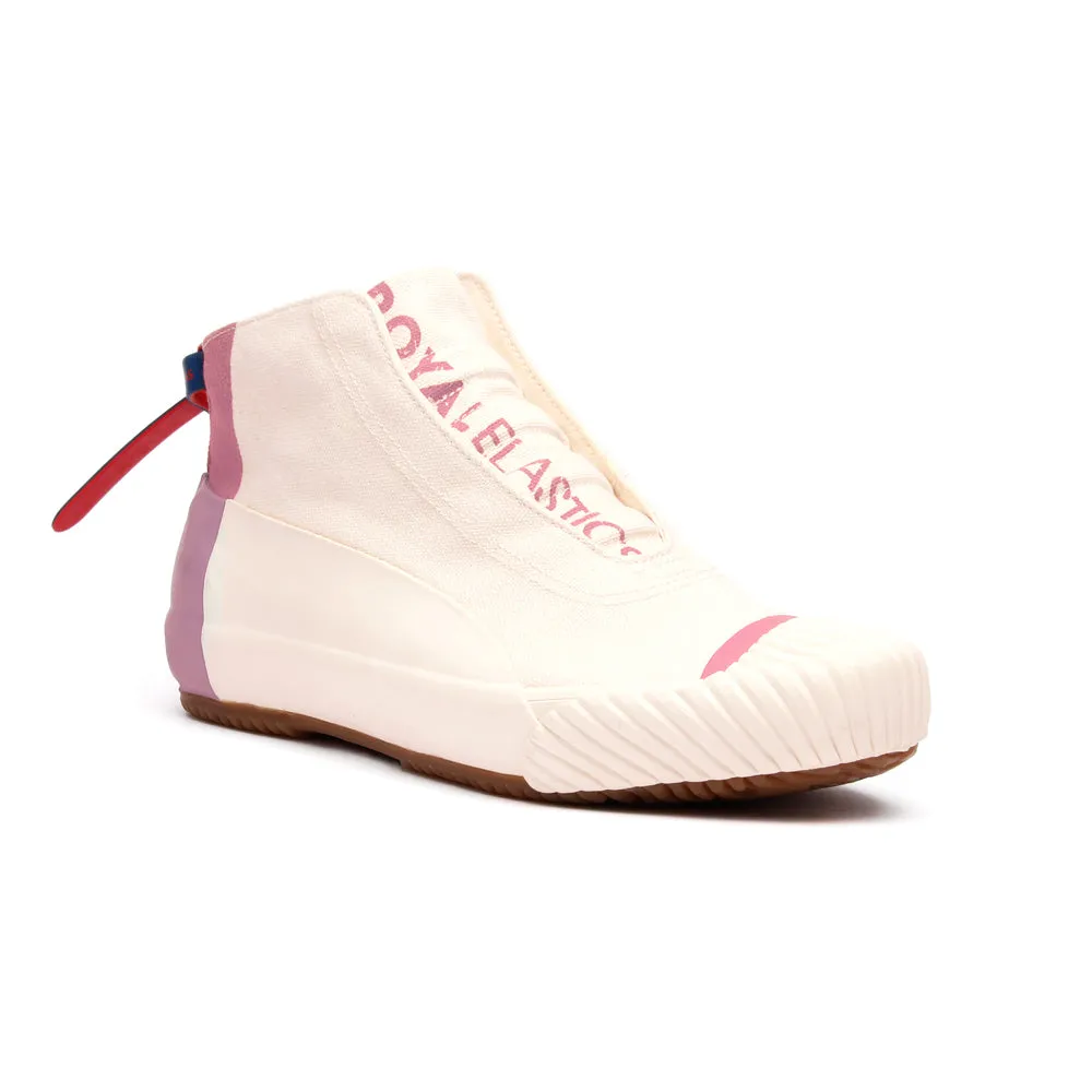 Women's London Hi Beige Pink Canvas High Tops 93482-101