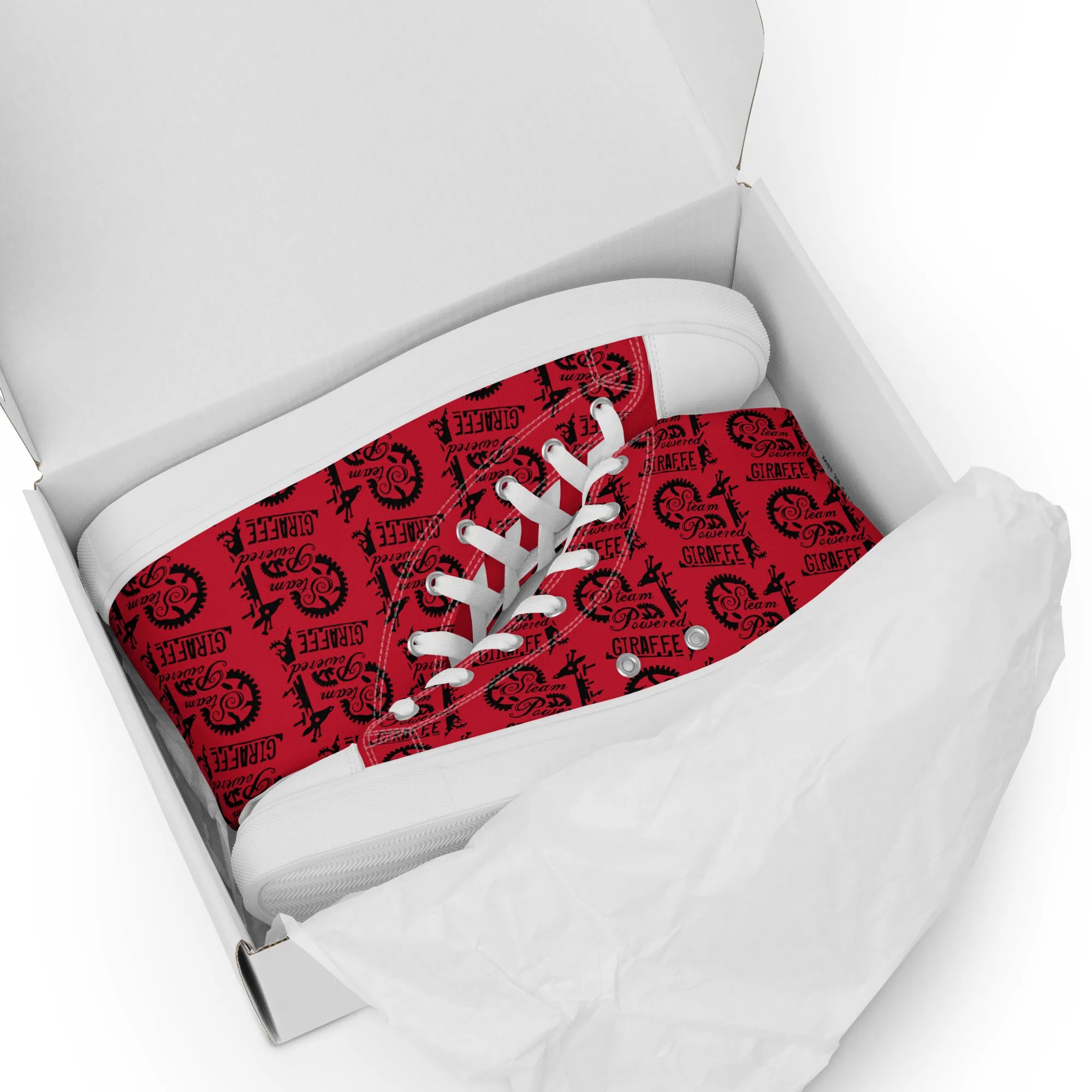 Women’s Red SPG Logo High Top Shoes