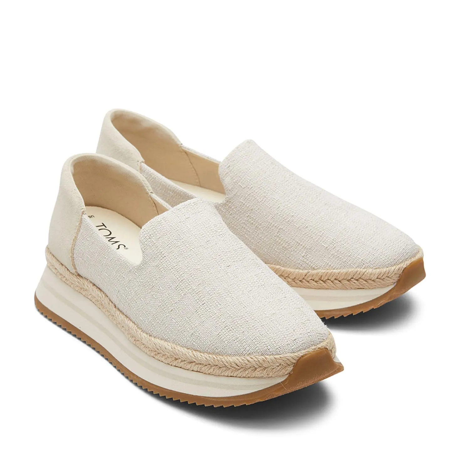 Women's Shoes TOMS JOCELYN Slip On Espadrille Sneakers 10020722 NATURAL FOG