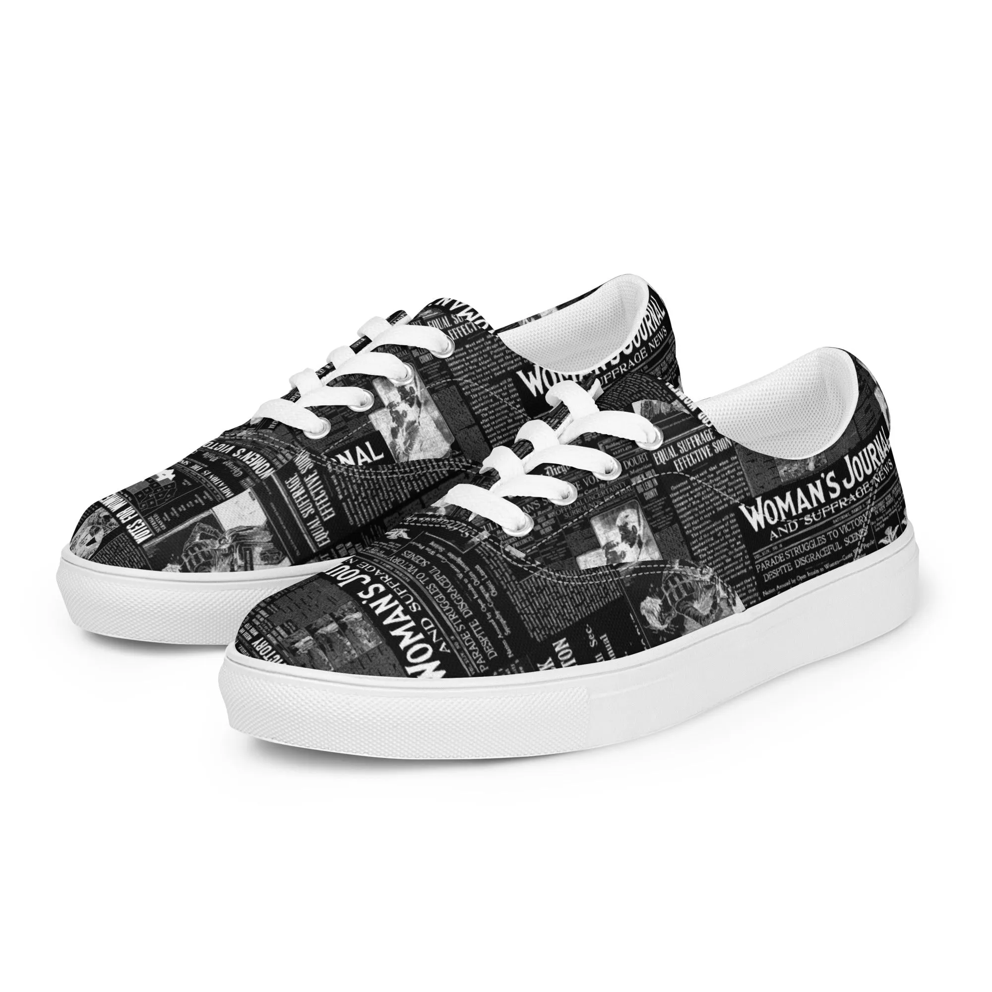 Women's Suffrage Women’s lace-up canvas shoes