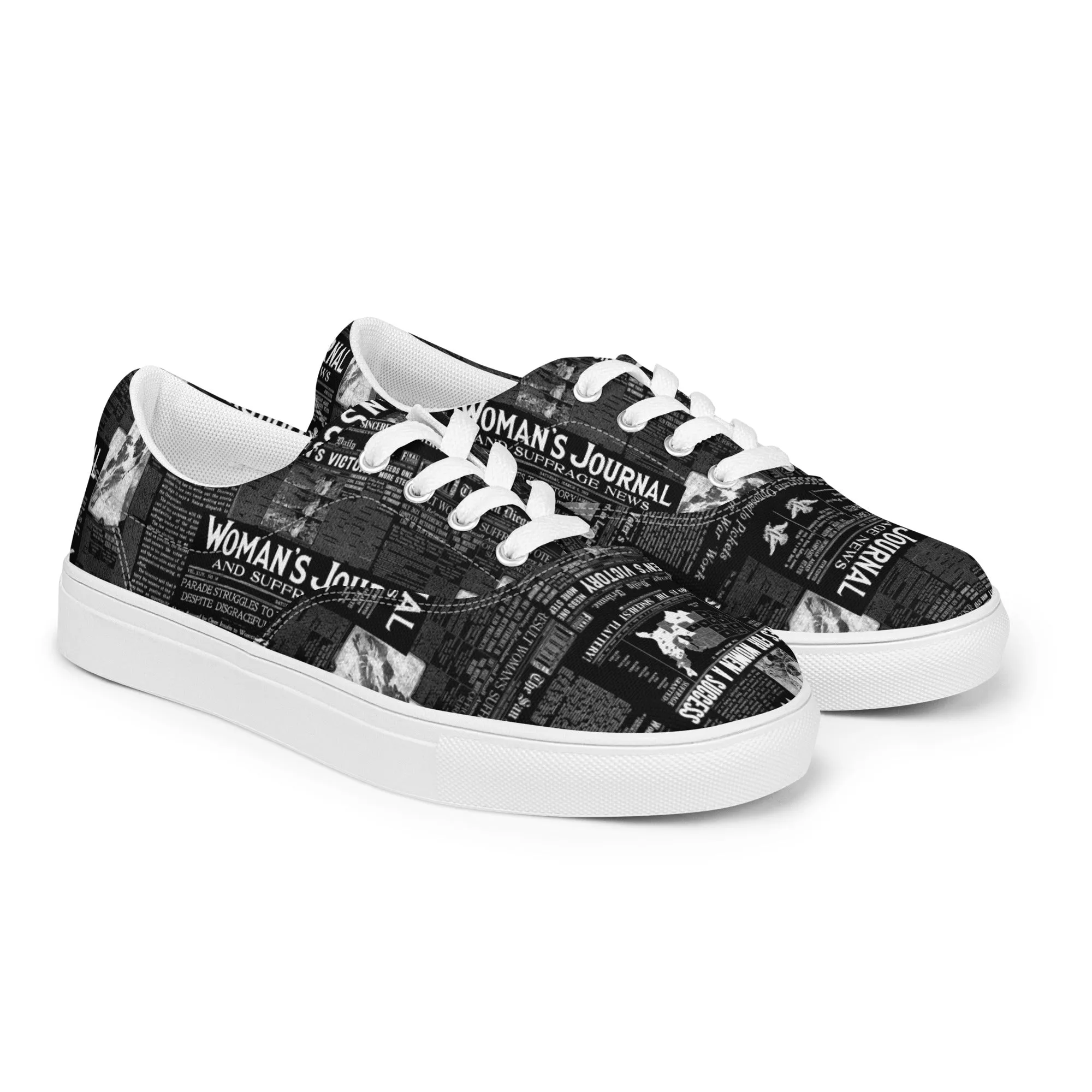 Women's Suffrage Women’s lace-up canvas shoes