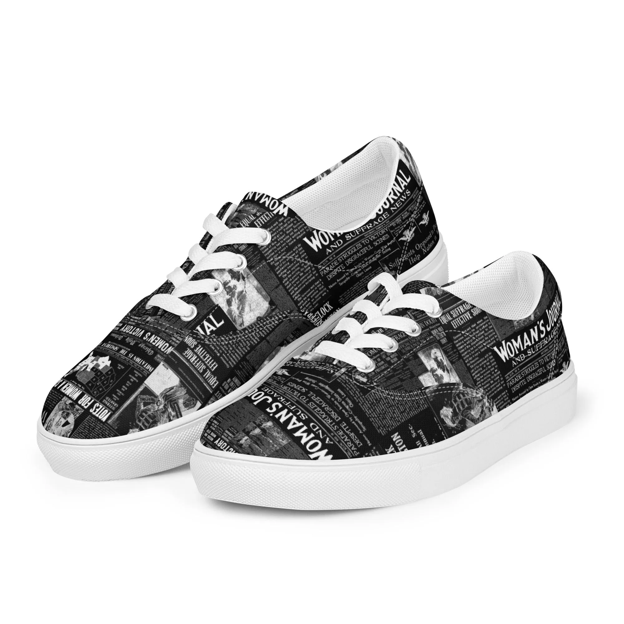 Women's Suffrage Women’s lace-up canvas shoes