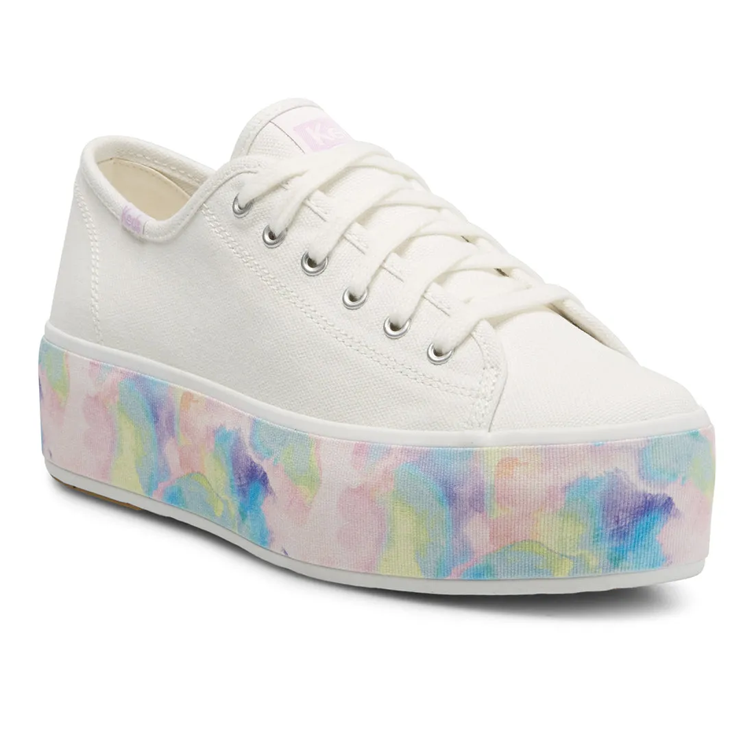 Women's Triple Up Abstrct Floral Foxng White/Multi (WF66998)